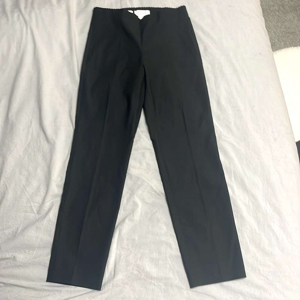 Elle Pull On Skinny Black Business Casual Capri Pants